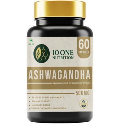 Ayurvedic Ashwagandha capsule for stress and energy support